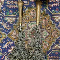 لاله برنجی و زنجیر علامت محرم|کلکسیون اشیاء عتیقه|تهران, مجیدیه|دیوار