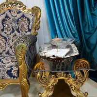 مبل ۱۰ نفره سلطنتی|مبلمان خانگی و میز عسلی|لاهیجان, گلستان|دیوار