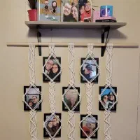 دیوارکوب مکرومه