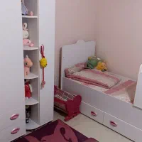 فروش ست خواب کودک بهمراه کمد و کتابخانه