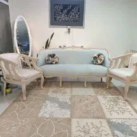 مبل فرانسوی نو در حد جهیزیه 5 نفره