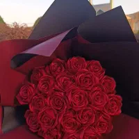 دسته گل روبانی