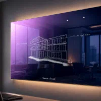 تخته وایت برد شیشه ای دیودگلسبردپرایم60×90و80در100|لوازم التحریر|تهران, صاحب الزمان|دیوار