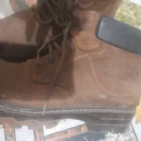 کفش نیم بوت چرم اصل کاترپیلارهستن