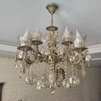 لوستر ۱۰ شاخه ۲ عدد ، لوستر تکشاخه ۱ عدد
