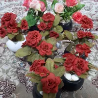 ۷عدد گلدان نو گل مصنوعی ودیوارکوب یکجا|گل مصنوعی|تهران, جی|دیوار