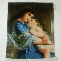 تابلو فرش دستباف ..طرح مهر مادری