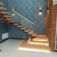 اجرایی پله آهنی و چوبی