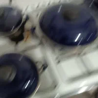 سرویس قابلمه لعابی طاووس آبی 5تایی ج قدیمی عتیقه|کلکسیون اشیاء عتیقه|مشهد, طبرسی شمالی|دیوار