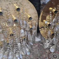 لوستر طلایی جفت