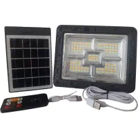 پروژکتور شارژی خورشیدی OKGO 100W مدل FA-8028