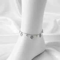 پابند با آویزهای قلب نگین دار شاین