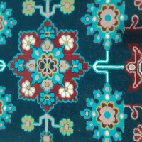 گلیم فرش ۶ متری سورمه ای