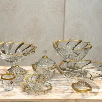 سرویس 25 پارچه لب طلایی پذیرایی جدید