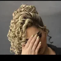 شینیون حرفه ای با میکاپ حرفه ای فقط پانصد تومان