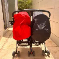 کالسکه دوقلو ژئوبی geoby  در حد|کالسکه و لوازم جانبی|تهران, دولاب|دیوار