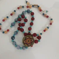 گردنبند سنگ رنگین