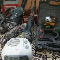 ۲عدد سنگ فرز تراز لیزری بخاری فندار دار کابل