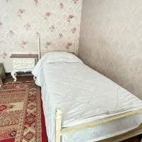تخت خواب تک نفره آهنی|تخت و سرویس خواب|تهران, مرزداران|دیوار