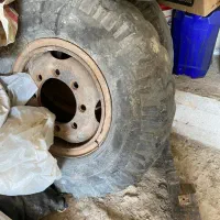 دو حلقه لاستیک و رینگ تانکر و تریل بزرگ