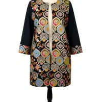 فروش مانتو مجلسی سوزن‌دوزی به قیمت تولیدی