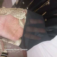 لباس حریر مجلسی با گلدوزی طلایی|لباس|ورامین, ورامین|دیوار