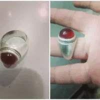 انگشتر نقره اوپال و فیلی .معاوضه با انگشتر .|جواهرات|تهران, اتابک|دیوار