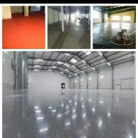 کفسازی بتن با ماله برقی ( ماله پروانه ) کفسازی