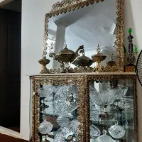 اینه وکنسول ومیز تی وی وساعت برنز اصل|بوفه، ویترین، کنسول|قرچک, ولی آباد|دیوار