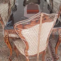 میز نهارخوری ۲متری با ۶صندلی منبت نو چوبی|حراج|تهران, ارم|دیوار