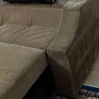 مبل تخت خواب شو 2 نفره قهوه ایی|مبلمان خانگی و میز عسلی|قم, کلهری|دیوار