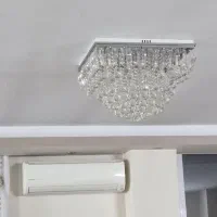 لوستر سقفی مربع کنترلی|لوستر و چراغ آویز|اصفهان, پروین|دیوار