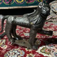 شیر علامت نقره کوب قدیمی