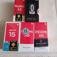 شیائومی A3 و A5 و redmi 15 و وکال آکبند پلمپ نو