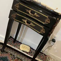 میز تلفن دو کشو رنگ مشگی|میز تلفن|رباط‌کریم, رباط‌کریم|دیوار