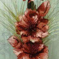 گلدان با گل‌های زیبا|گل مصنوعی|سهند, |دیوار