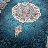 فرش 9متری هالیدی سورمه ای