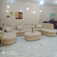 مبل ست چرم|مبلمان خانگی و میز عسلی|ترکمانچای, |دیوار