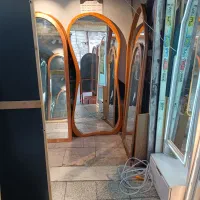 آینه قدی چوب روس و mdf با روکش کره ای
