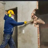 انواع تخریب گچ سیمان بتون