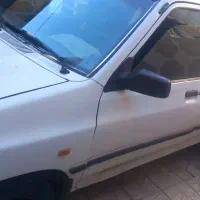 با سلام پرایدمدل ۷۷ رنگ سفید لاستیک ۸۰درصد|خودرو سواری و وانت|کرمانشاه, |دیوار
