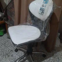 صندلی چرخدار مدل صدفی سفید|صندلی و نیمکت|رشت, کوی فکوری|دیوار