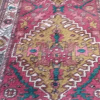 فرش قدیمی ۱۰۰ساله (گبه) کناره ۶قواره سالم|گلیم، جاجیم، گبه|تهران, آرژانتین|دیوار