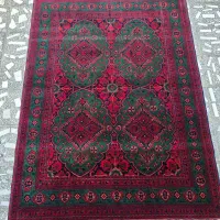 انواع فرش های دستبافت افغان نو در رنگ  اناری و سبز|فرش|تهران, بازار|دیوار