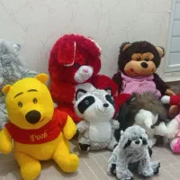 عروسک پولیشی و شاسخین و تاب کودک همگی نونونو