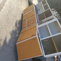 کابینت آشپزخانه همراه با هود و سینگ دو قلو