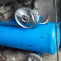 پمپ باد ۲۵۰ لیتری متور ایتالیا تازه تعمیر ب ضمانت