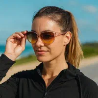 عینک افتابی زنانه پلاریزه uv400 برند جیمی چو|بدلیجات|خمینی‌شهر, |دیوار