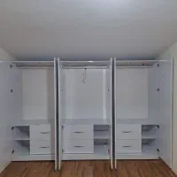 کابینت کمد دیواری درب اتاق خواب چوب ترمو|خدمات پیشه و مهارت|چهارباغ, |دیوار