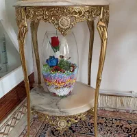 غزال برنزبه همراه میزبرنزی|صنایع دستی و سایر لوازم تزئینی|کرمانشاه, |دیوار